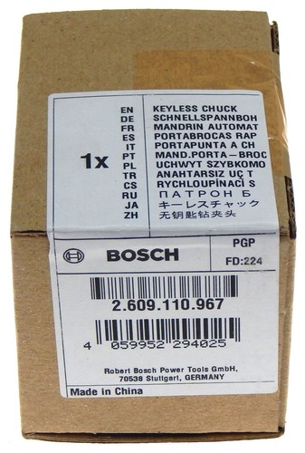 Bosch schnellspannbohrfutter - bosch,